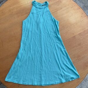 Express Bright Blue Dress